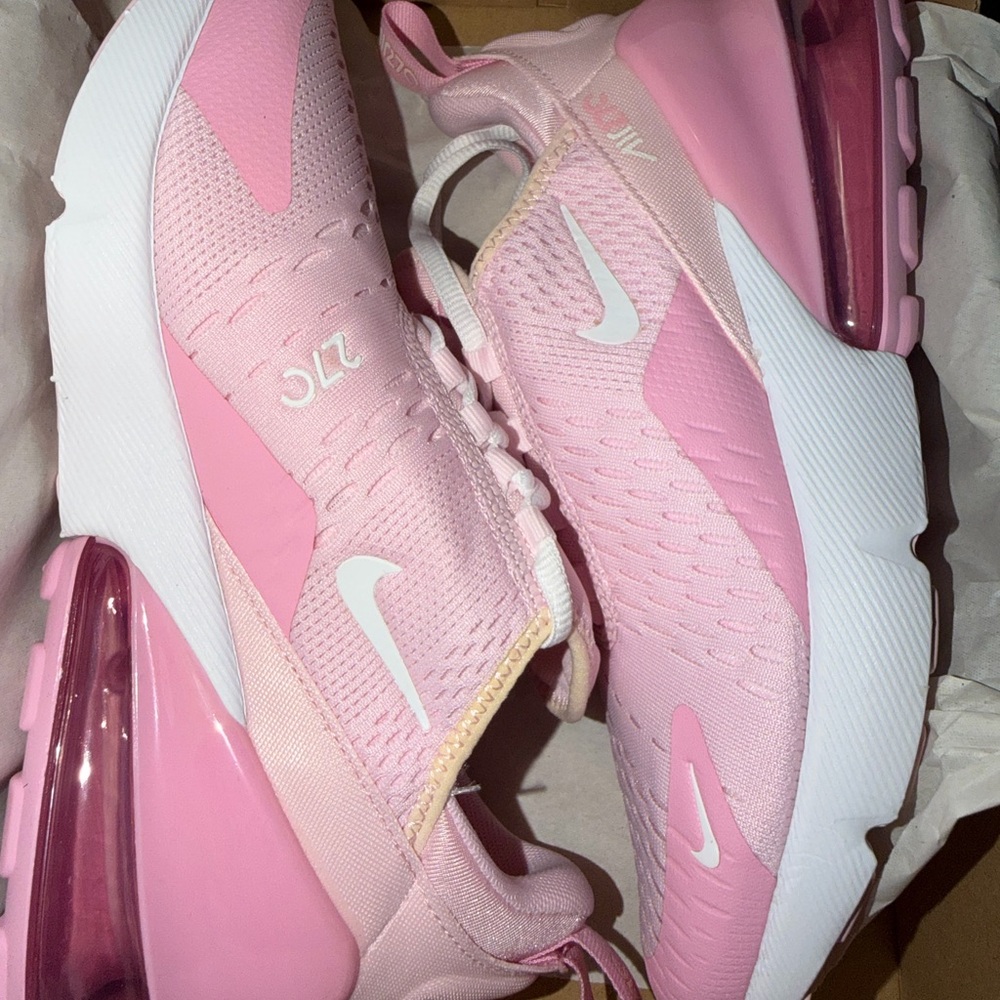 Nike Pink Women's Athletic Sneakers with White Swoosh